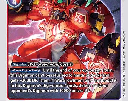 WarGrowlmon (X Antibody) [EX8-015] [Chain of Liberation] Online now