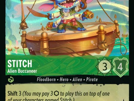 Stitch - Alien Buccaneer (Stitch Collector s Gift Set Promo) (8) [Promo Cards] Fashion