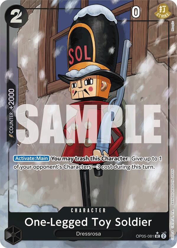 One-Legged Toy Soldier (Full Art) [Premium Booster -The Best-] Supply