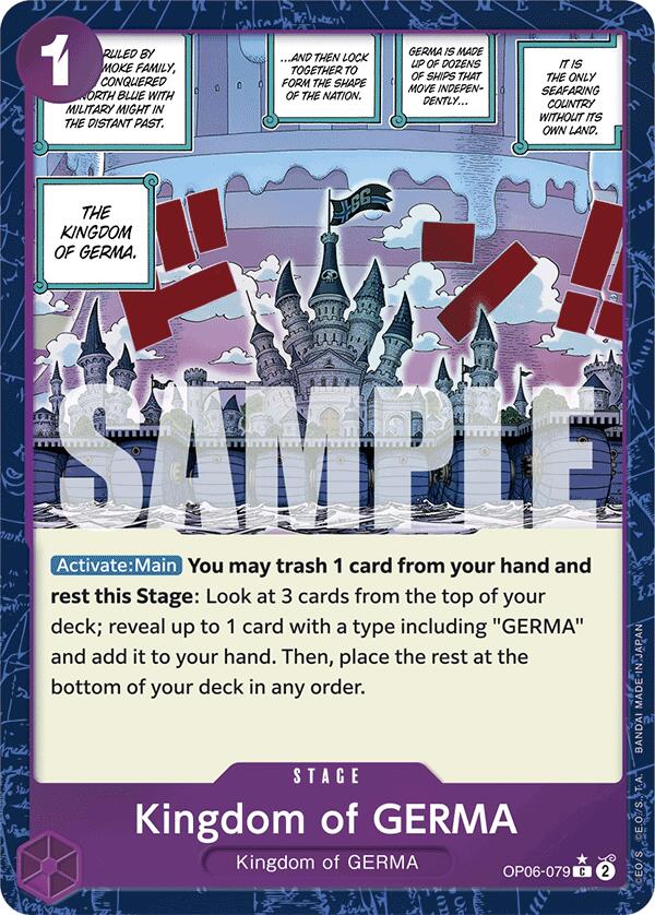 Kingdom of GERMA (Textured Foil) [Premium Booster -The Best-] Hot on Sale