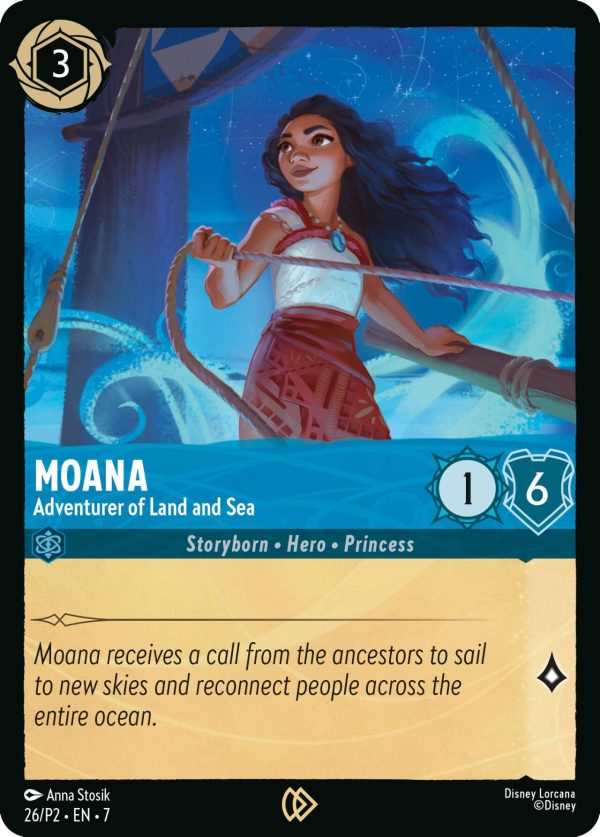 Moana - Adventurer of Land and Sea (26) [Promo Cards] For Sale