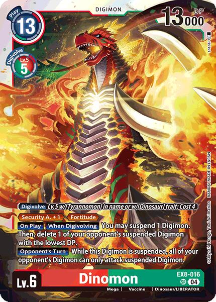 Dinomon [EX8-016] [Chain of Liberation] Online Hot Sale