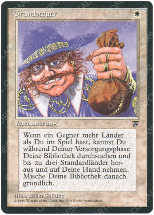 Land Tax [Legends] - Near Mint, German For Discount