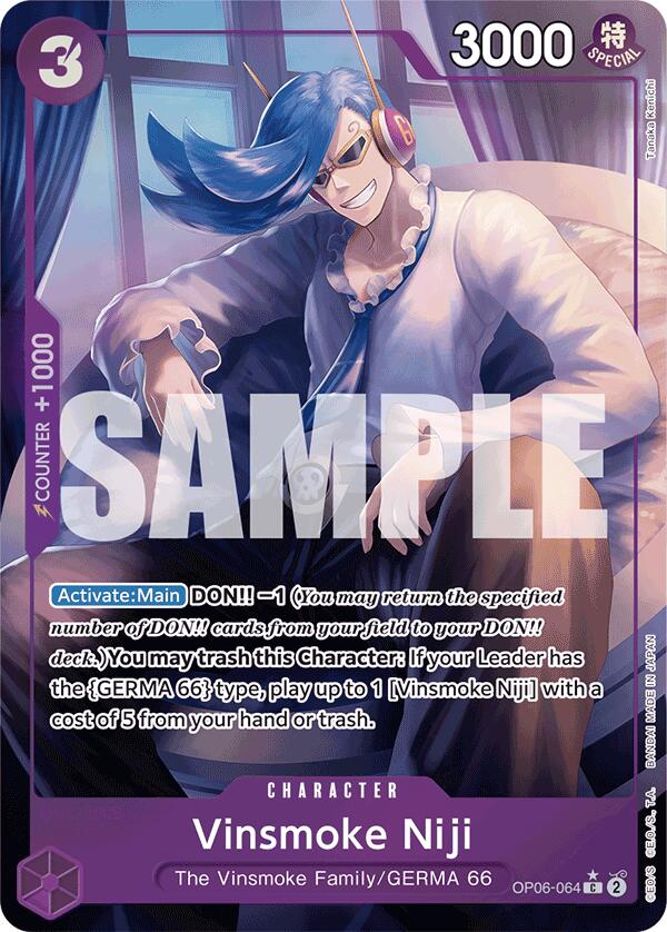 Vinsmoke Niji (OP06-064) (Full Art) [Premium Booster -The Best-] Online Sale