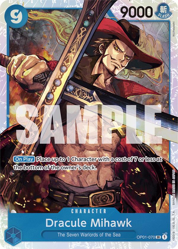 Dracule Mihawk (OP01-070) (Reprint) [Premium Booster -The Best-] Hot on Sale