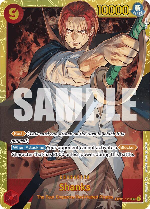 Shanks (OP01-120) (Reprint) [Premium Booster -The Best-] Online Sale