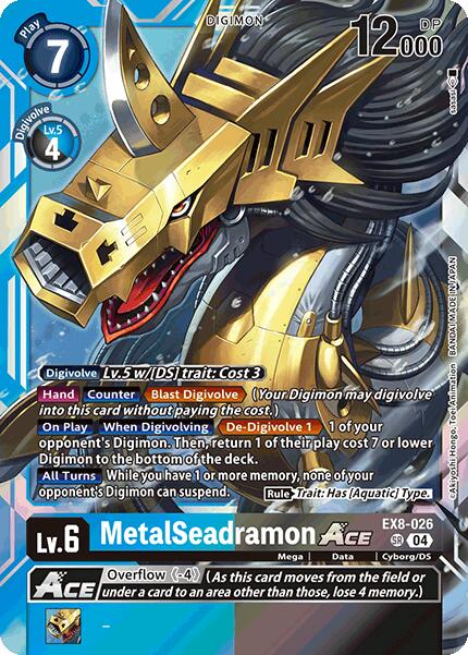 MetalSeadramon ACE [EX8-026] [Chain of Liberation] Hot on Sale