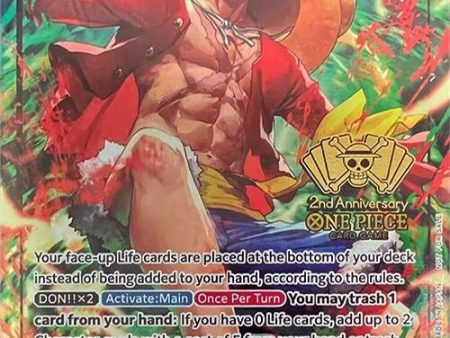 Monkey.D.Luffy (2nd Anniversary Tournament) [One Piece Promotion Cards] For Discount