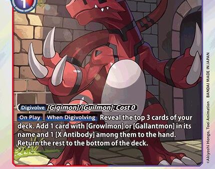 Guilmon (X Antibody) [EX8-009] [Chain of Liberation] For Sale