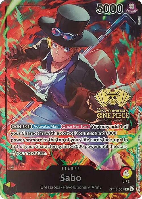 Sabo (2nd Anniversary Tournament) [One Piece Promotion Cards] Online