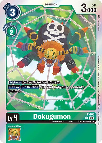 Dokugumon [P-163] (-Chain of Liberation- Upgrade Pack [Digimon LIBERATOR] Hot on Sale