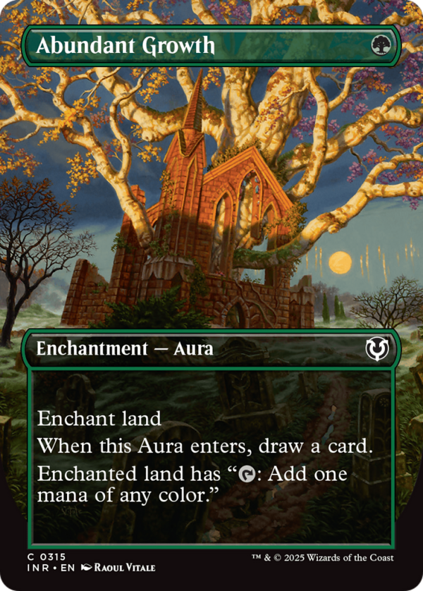 Abundant Growth (Borderless) [Innistrad Remastered] Supply