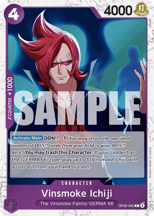 Vinsmoke Ichiji (OP06-060) (Jolly Roger Foil) [Premium Booster -The Best-] For Discount