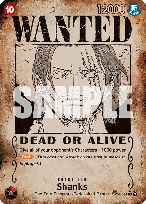 Shanks (Wanted Poster) [Emperors in the New World] Online