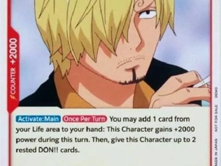 Sanji [One Piece Demo Deck Cards] Fashion