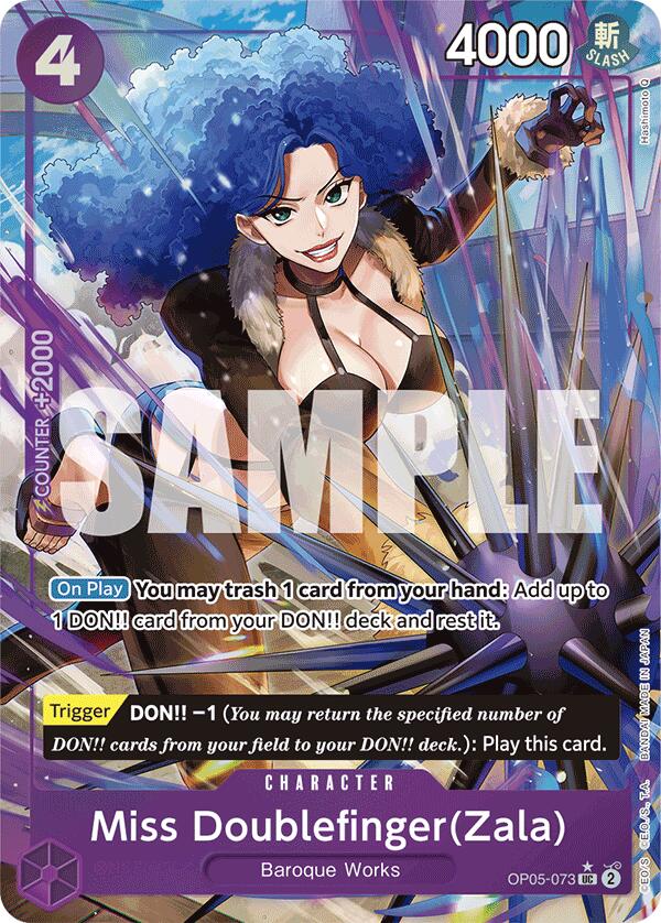 Miss Doublefinger(Zala) (Full Art) [Premium Booster -The Best-] Discount