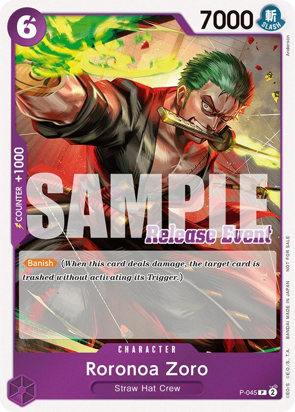 Roronoa Zoro (ST15 - ST20 Release Event Winner Pack) [One Piece Promotion Cards] Online Hot Sale