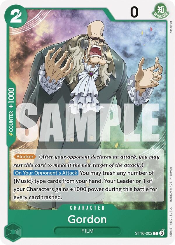 Gordon [Starter Deck: GREEN Uta] Discount