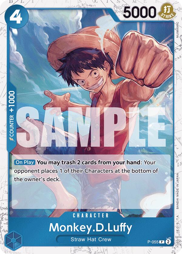 Monkey.D.Luffy (P-055) (Jolly Roger Foil) [Premium Booster -The Best-] Online now