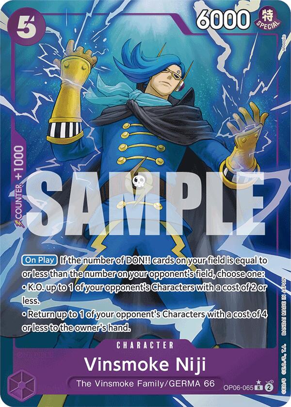 Vinsmoke Niji (OP06-065) (Full Art) [Premium Booster -The Best-] Sale