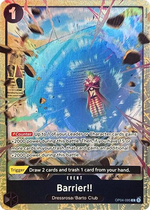 Barrier!! (Premium Card Collection -Best Selection Vol. 2-) [One Piece Promotion Cards] For Discount