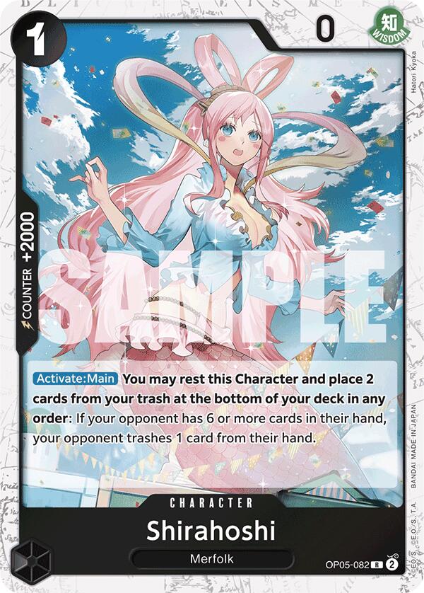 Shirahoshi (OP05-082) (Jolly Roger Foil) [Premium Booster -The Best-] For Sale