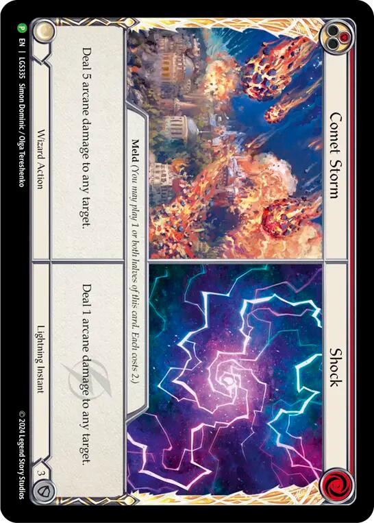 Comet Storm    Shock [LGS335] (Promo)  Cold Foil Cheap