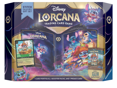 Disney Lorcana TCG: Azurite Sea - Stitch Collector Gift Set For Sale