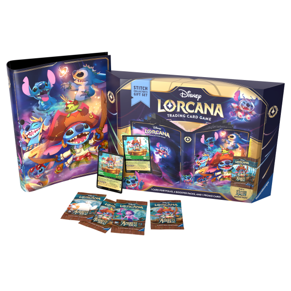 Disney Lorcana TCG: Azurite Sea - Stitch Collector Gift Set For Sale