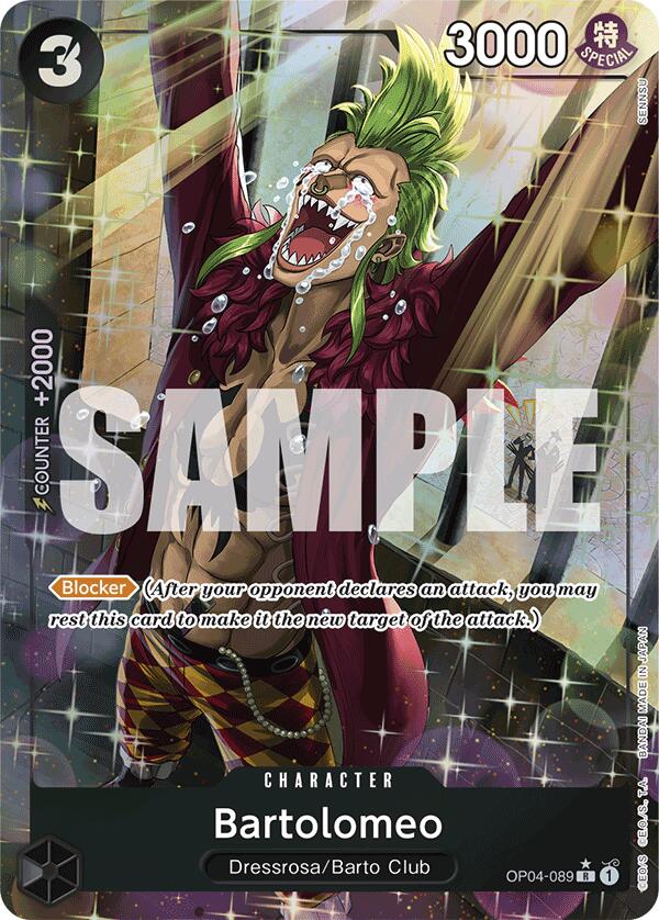 Bartolomeo (OP04-089) (Alternate Art) [Premium Booster -The Best-] Hot on Sale