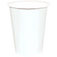 Frosty White Party Paper Cups 9oz, 20pcs Supply