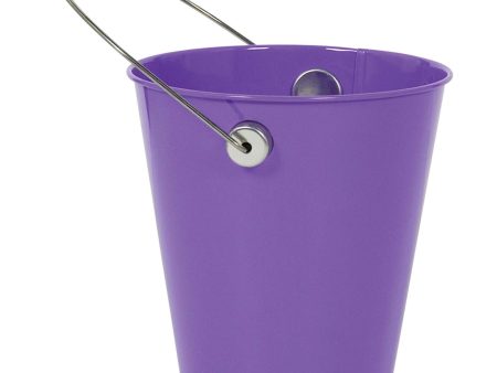 New Purple Metal Bucket With Handle Online Sale