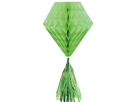 Kiwi Mini Honeycomb With Foil Tassels 3pcs Cheap