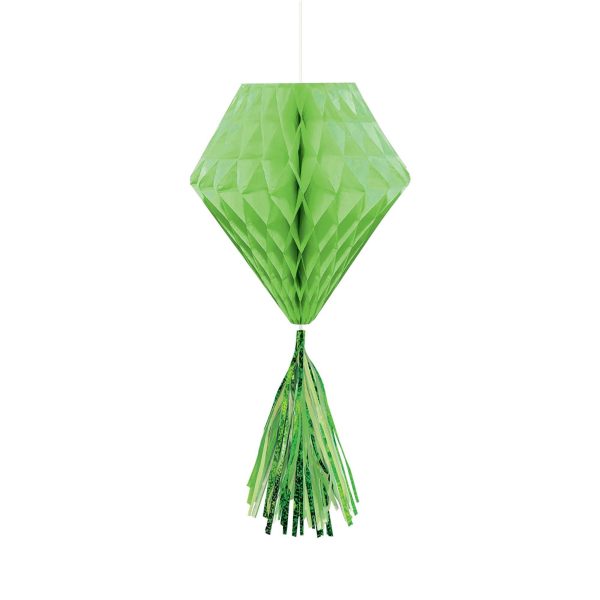 Kiwi Mini Honeycomb With Foil Tassels 3pcs Cheap