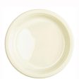 Vanilla Creme Plastic Plates 9in, 20pcs Discount