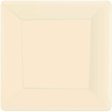 Vanilla Square Paper Plates 10in, 20pcs For Discount