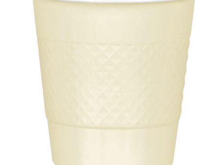 Vanilla Creme Plastic Cups 12oz, 20pcs Discount