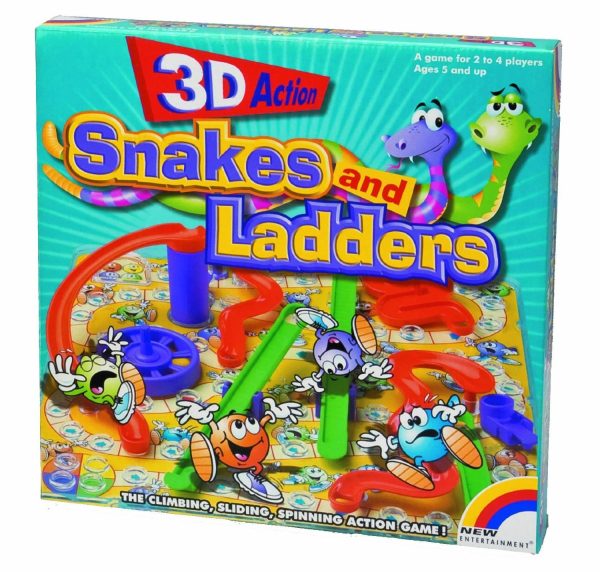 3D Action Snakes and Ladders Online