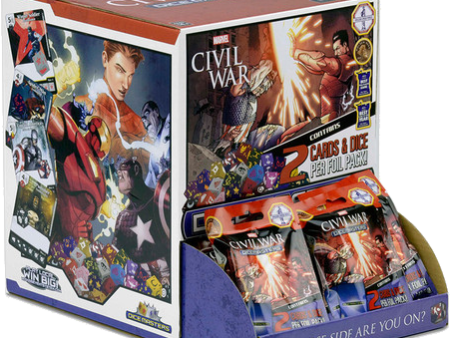 Marvel Dice Masters: Civil War - 90 Count Gravity Feed Display Sale